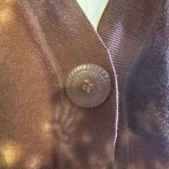 J.Jill Brown Tie-Dye Cardigan - SIZE LARGE (PETITE) - Picture 3 of 9